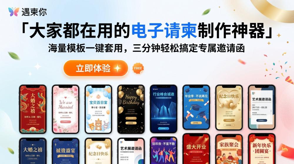 宝宝请柬制作平台实测对比！新手也能零难度做高颜值请柬